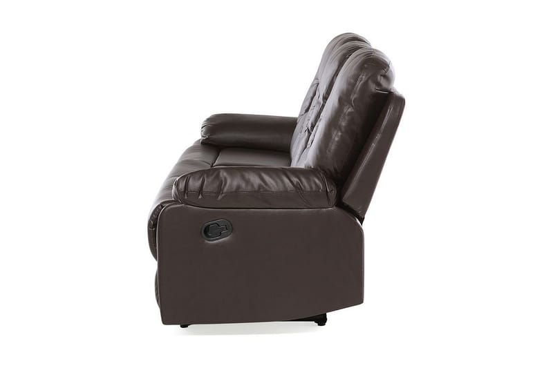 Bergen Sofa 3-seter - Brun - Møbler - Sofaer - Reclinersofaer - 3 seters kinosofa & reclinersofa