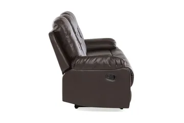 Bergen Sofa 3-seter - Brun - Møbler - Sofaer - Reclinersofaer - 3 seters kinosofa & reclinersofa