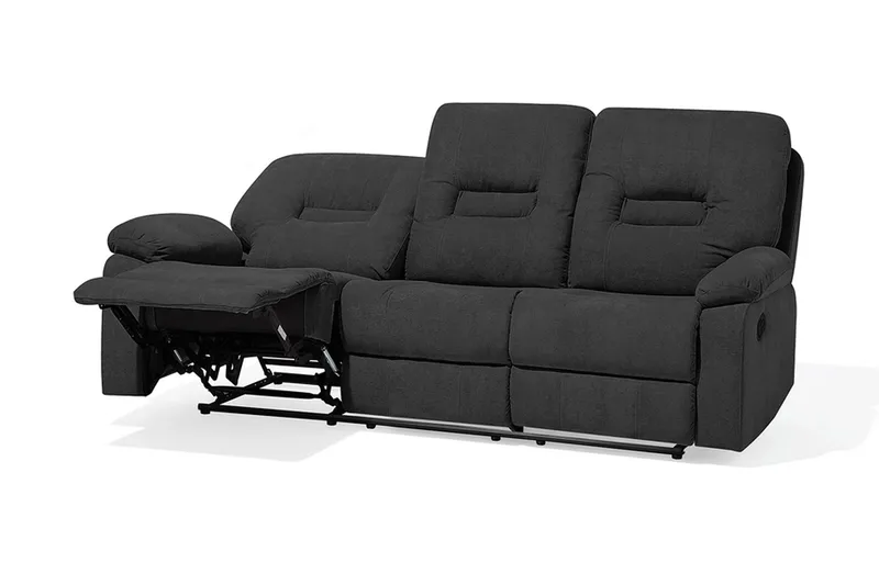 Bergen Sofa 3-seter - Grå - Møbler - Sofaer - Reclinersofaer - 3 seters kinosofa & reclinersofa