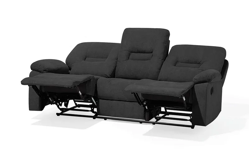 Bergen Sofa 3-seter - Grå - Møbler - Sofaer - Reclinersofaer - 3 seters kinosofa & reclinersofa