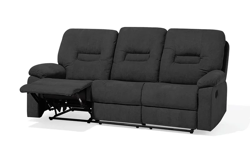 Bergen Sofa 3-seter - Grå - Møbler - Sofaer - Reclinersofaer - 3 seters kinosofa & reclinersofa