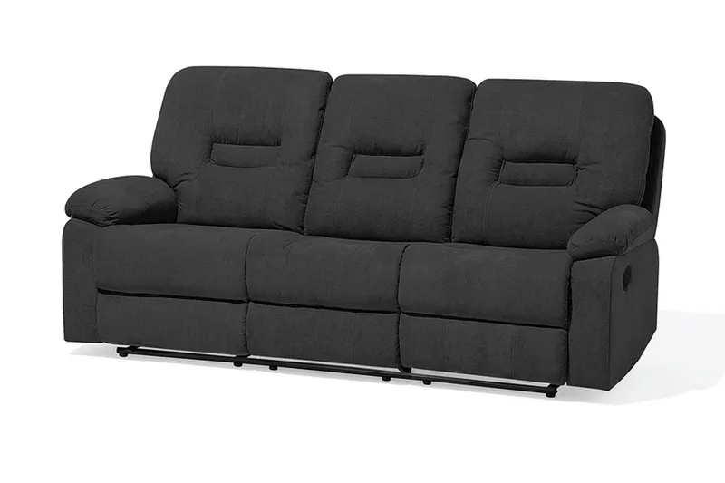 Bergen Sofa 3-seter - Grå - Møbler - Sofaer - Reclinersofaer - 3 seters kinosofa & reclinersofa