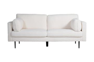 Boom 3-seter Sofa Teddystoff - Hvit - Møbler - Sofaer - 3 seter sofa