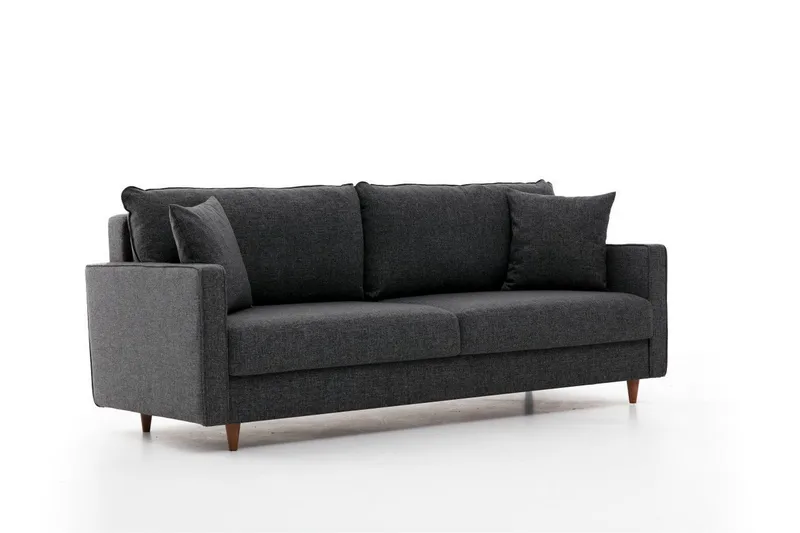 Braneles Sofa 3-seter, Antrasitt