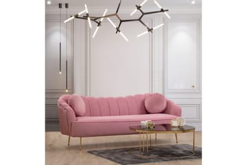 Caraquet Sofa 3-seter - Rosa - Møbler - Sofaer - 3 seter sofa
