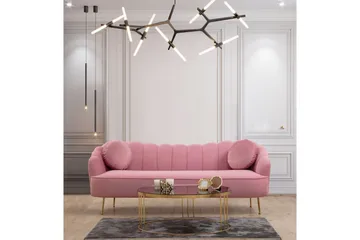 Caraquet Sofa 3-seter - Rosa - Møbler - Sofaer - 3 seter sofa