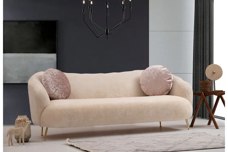 Caraquet Sofa 3-seters - Beige - Møbler - Sofaer - 3 seter sofa
