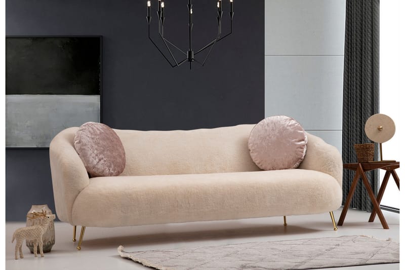 Caraquet Sofa 3-seters - Beige - Møbler - Sofaer - 3 seter sofa