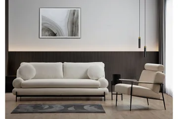 Cassius Sofa 3-seter - Hvit - Møbler - Sofaer - 3 seter sofa