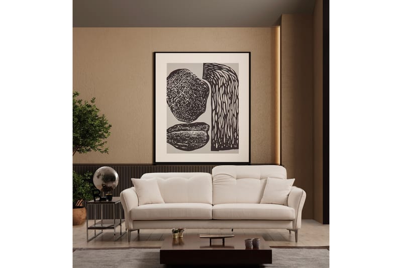 Chandara Sofa 3-seter - Hvit - Møbler - Sofaer - 3 seter sofa