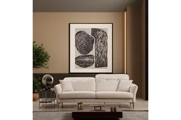 Chandara Sofa 3-seter - Hvit - Møbler - Sofaer - 3 seter sofa