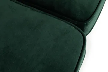 Chesterfield Lyx 3-seter Fløyelssofa – Dyp sofa - Grønn - Møbler - Sofaer - 3 seter sofa