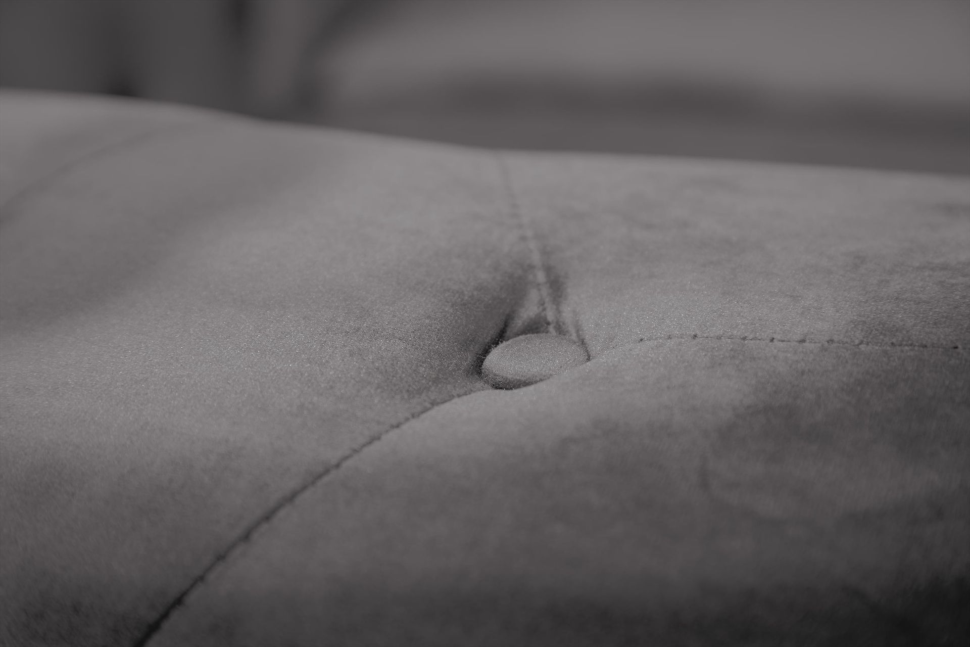 Chesterfield Lyx 3-seter Fløyelssofa – Dyp sofa - Mørkgrå - Møbler - Sofaer - 3 seter sofa