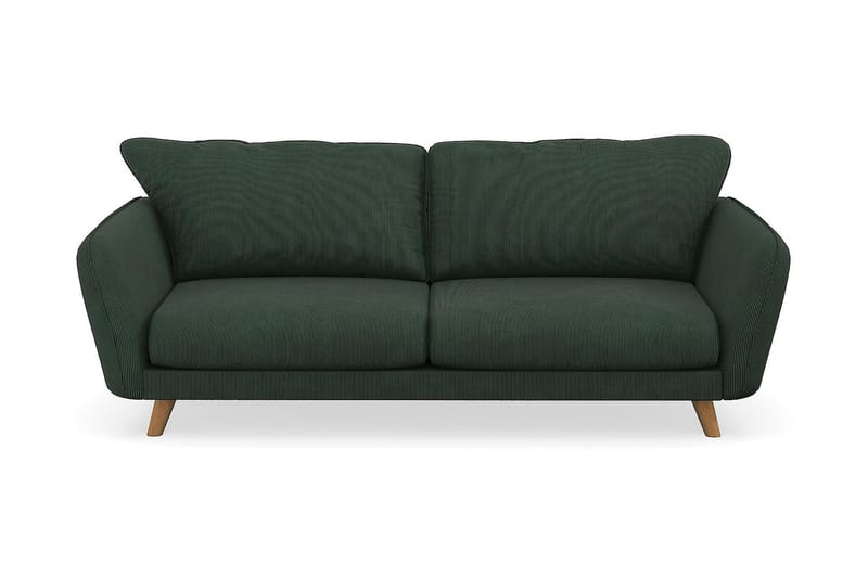 3-seter Sofa Colt Lyx - Mørk grønn Kordfløyel - 3 seter sofa