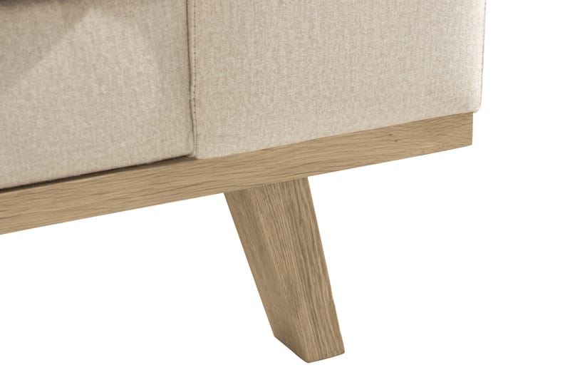 Copenhagen 3-seters Fløyelssofa - Beige - Møbler - Sofaer - 3 seter sofa