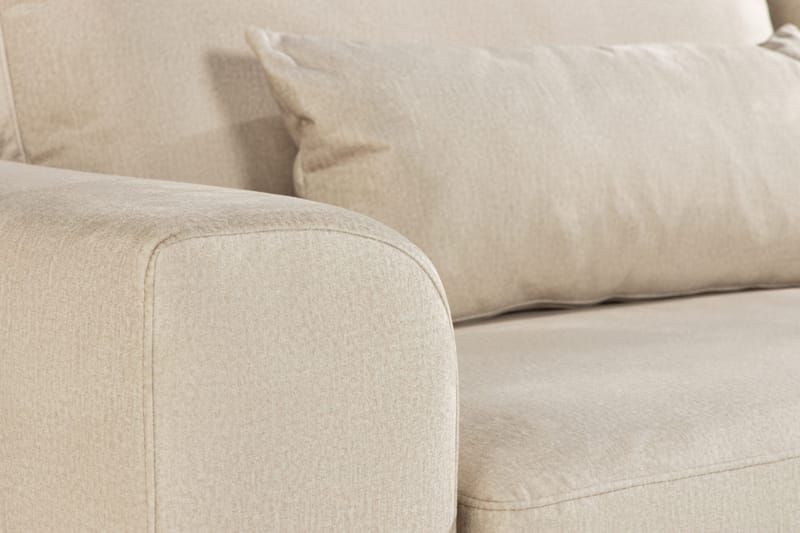Copenhagen 3-seters Fløyelssofa - Beige - Møbler - Sofaer - 3 seter sofa