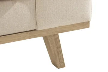 Copenhagen 3-seters Fløyelssofa - Beige - Møbler - Sofaer - 3 seter sofa