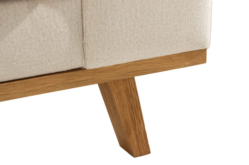 Copenhagen 3-seters Fløyelssofa - Beige - Møbler - Sofaer - 3 seter sofa
