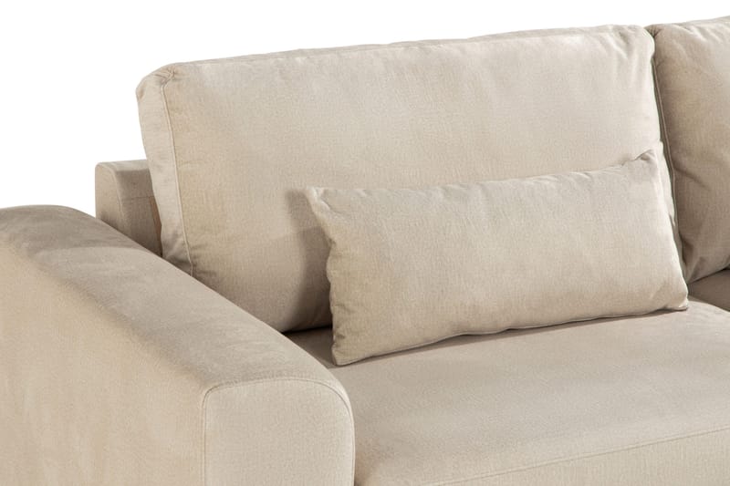 Copenhagen 3-seters Fløyelssofa - Beige - Møbler - Sofaer - 3 seter sofa