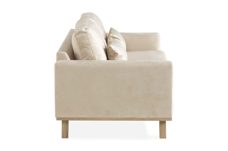 Copenhagen 3-seters Fløyelssofa - Beige - Møbler - Sofaer - 3 seter sofa