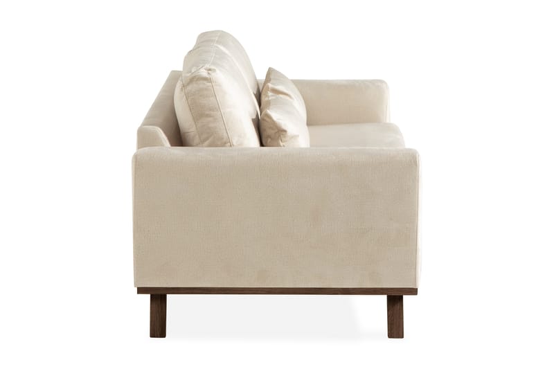 Copenhagen 3-seters Fløyelssofa - Beige - Møbler - Sofaer - 3 seter sofa
