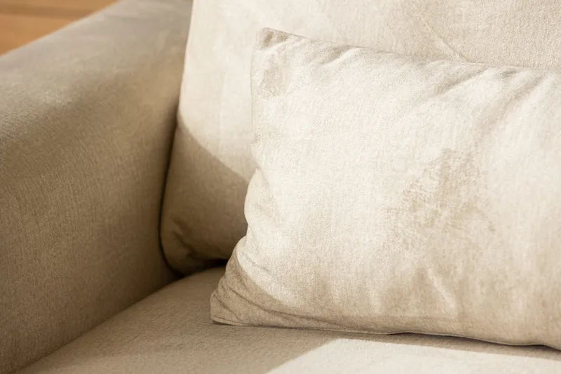 Copenhagen 3-seters Fløyelssofa - Beige - Møbler - Sofaer - 3 seter sofa