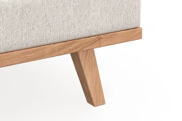 Copenhagen 3-seters Fløyelssofa - Kremhvit - Møbler - Sofaer - 3 seter sofa