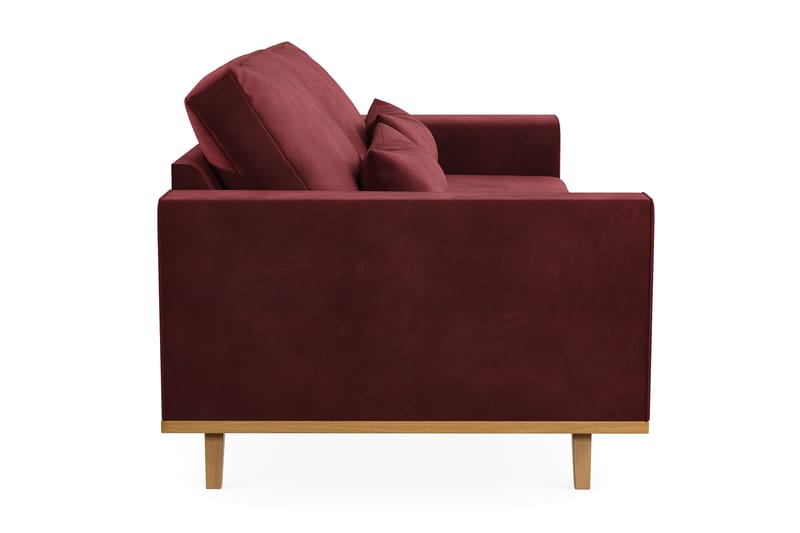 Copenhagen 3-seters Fløyelssofa - Lilla - Møbler - Sofaer - 3 seter sofa