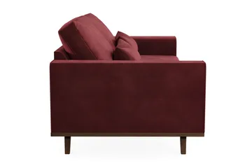 Copenhagen 3-seters Fløyelssofa - Lilla - Møbler - Sofaer - 3 seter sofa
