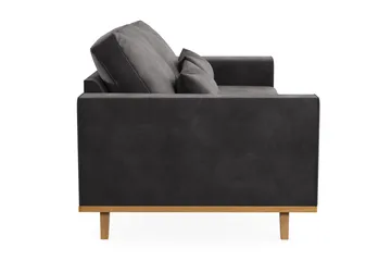 Copenhagen 3-seters Fløyelssofa - Mørk grå - Møbler - Sofaer - 3 seter sofa