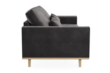 Copenhagen 3-seters Fløyelssofa - Mørk grå - Møbler - Sofaer - 3 seter sofa