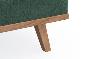 Copenhagen 3-seters Fløyelssofa - Mørk grønn - Møbler - Sofaer - 3 seter sofa