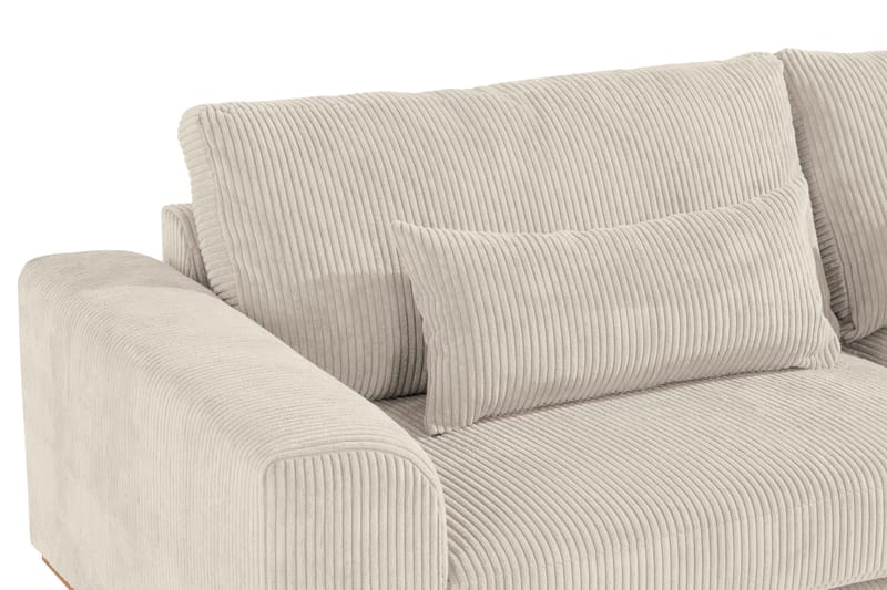 Copenhagen 3-seters Manchestersofa - Beige - Møbler - Sofaer - 3 seter sofa