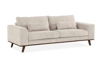 Copenhagen 3-seters Manchestersofa - Beige - Møbler - Sofaer - 3 seter sofa