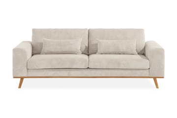 Copenhagen 3-seters Manchestersofa - Beige - Møbler - Sofaer - 3 seter sofa