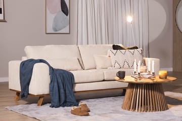 Copenhagen 3-seters Manchestersofa - Beige - Møbler - Sofaer - 3 seter sofa