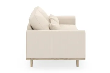 Copenhagen 3-seters Manchestersofa - Beige - Møbler - Sofaer - 3 seter sofa