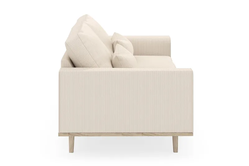 Copenhagen 3-seters Manchestersofa - Beige - Møbler - Sofaer - 3 seter sofa
