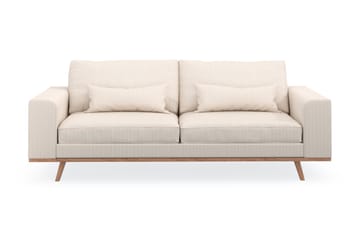 Copenhagen 3-seters Manchestersofa - Beige - Møbler - Sofaer - 3 seter sofa