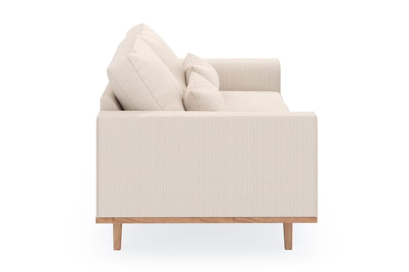 Copenhagen 3-seters Manchestersofa - Beige - Møbler - Sofaer - 3 seter sofa