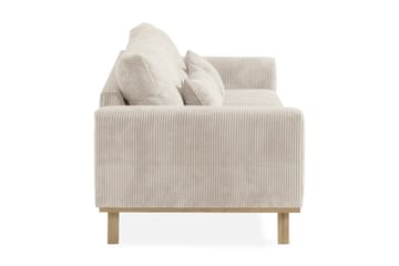 Copenhagen 3-seters Manchestersofa - Beige - Møbler - Sofaer - 3 seter sofa