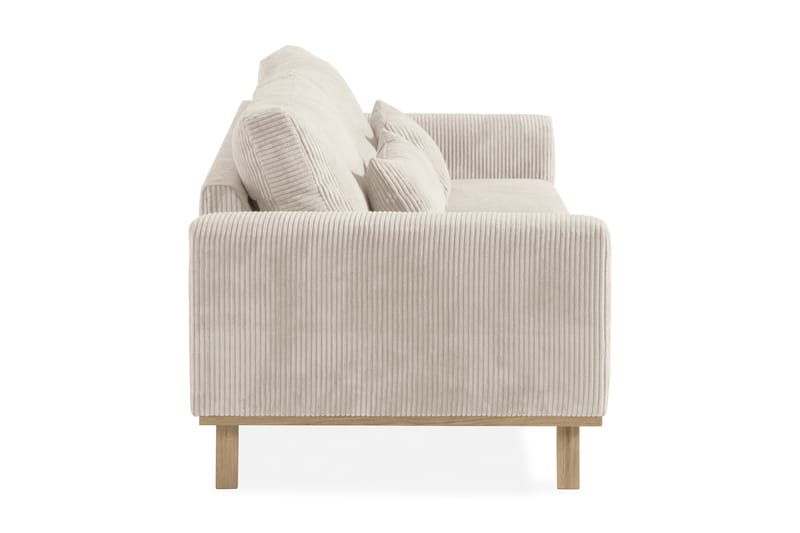 Copenhagen 3-seters Manchestersofa - Beige - Møbler - Sofaer - 3 seter sofa