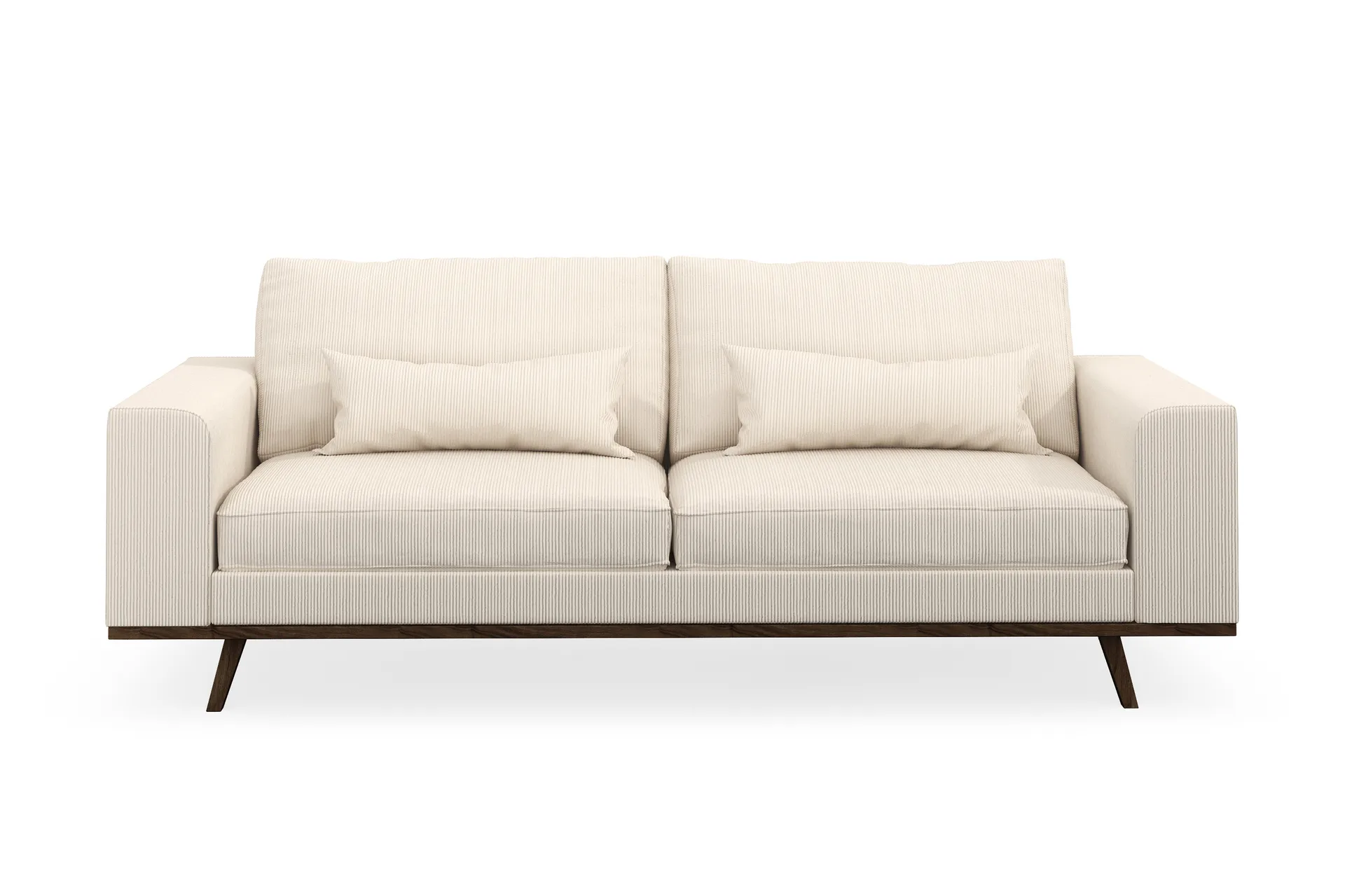 Copenhagen 3-seters Manchestersofa - Beige - Møbler - Sofaer - 3 seter sofa