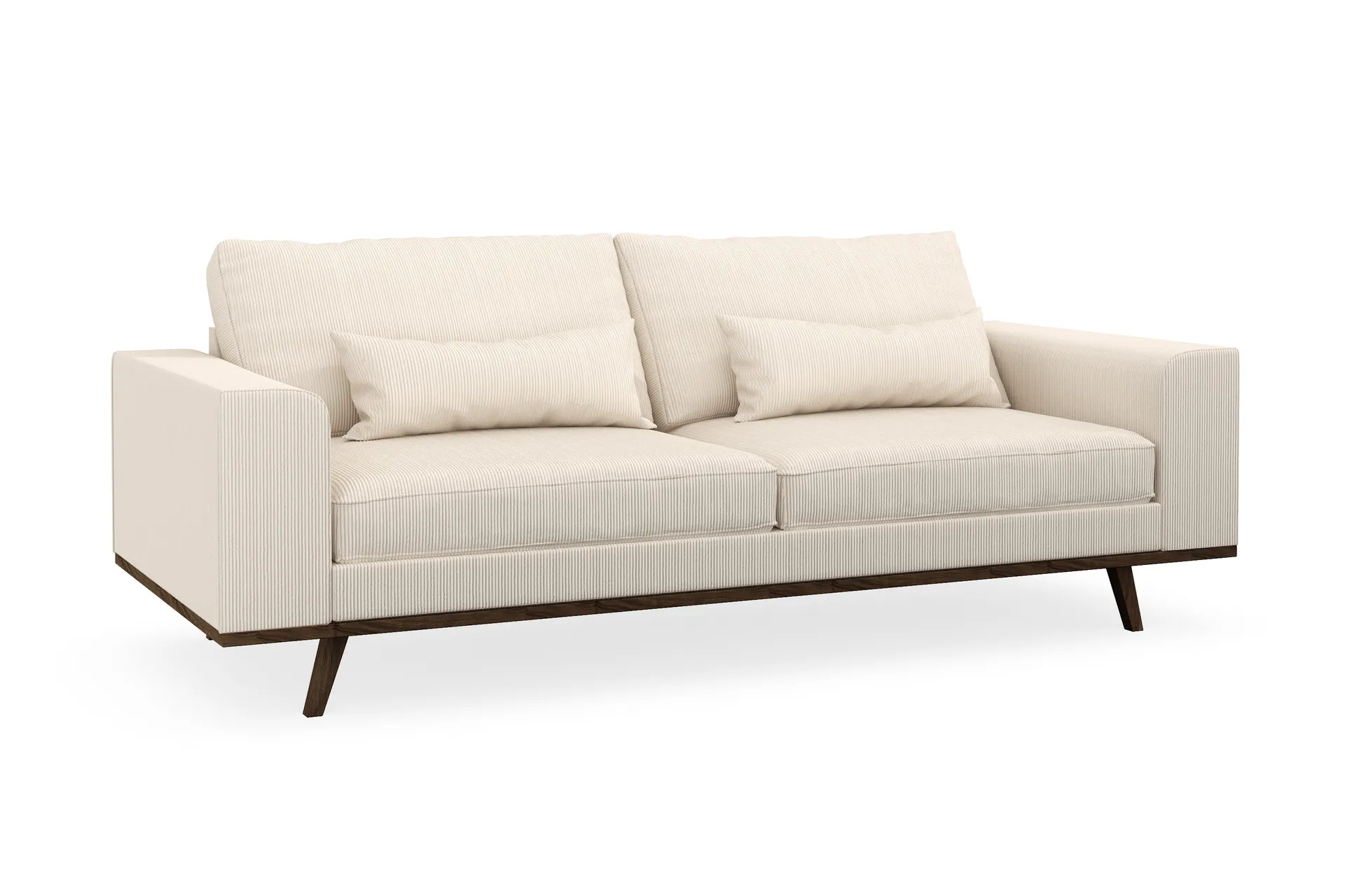 Copenhagen 3-seters Manchestersofa - Beige - Møbler - Sofaer - 3 seter sofa