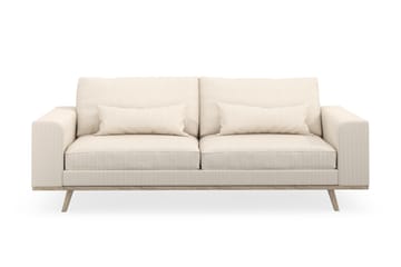 Copenhagen 3-seters Manchestersofa - Beige - Møbler - Sofaer - 3 seter sofa