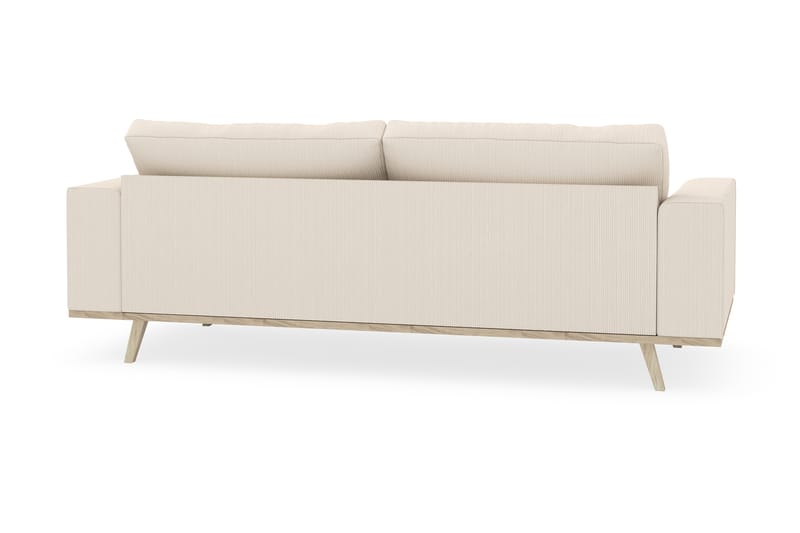 Copenhagen 3-seters Manchestersofa - Beige - Møbler - Sofaer - 3 seter sofa