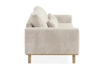 Copenhagen 3-seters Manchestersofa - Beige - Møbler - Sofaer - 3 seter sofa