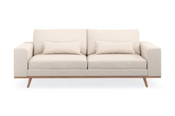 Copenhagen 3-seters Manchestersofa - Beige - Møbler - Sofaer - 3 seter sofa