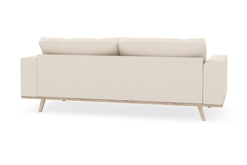 Copenhagen 3-seters Manchestersofa - Beige - Møbler - Sofaer - 3 seter sofa