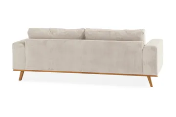 Copenhagen 3-seters Manchestersofa - Beige - Møbler - Sofaer - 3 seter sofa
